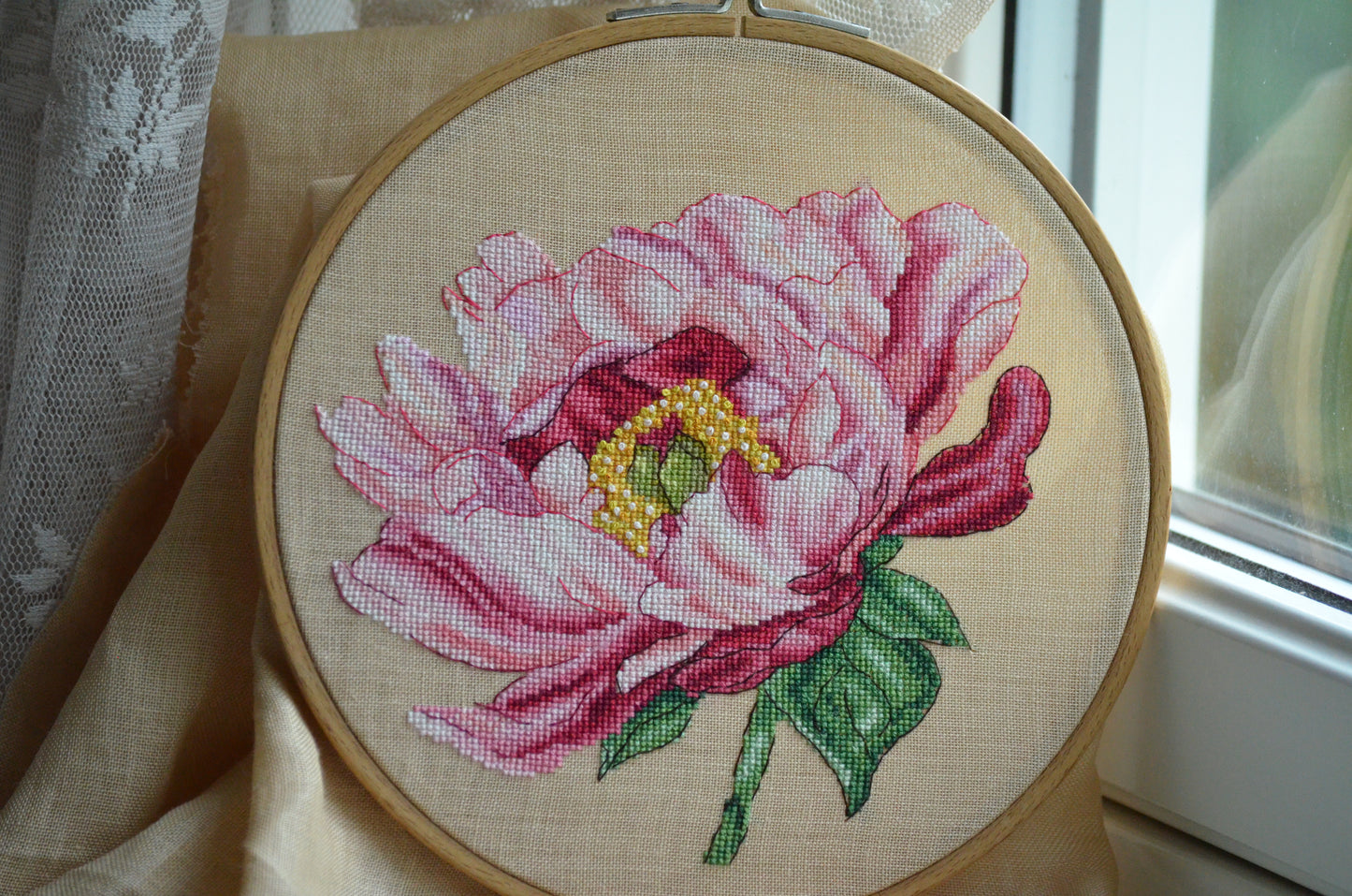 Pink peony.(PDF download)