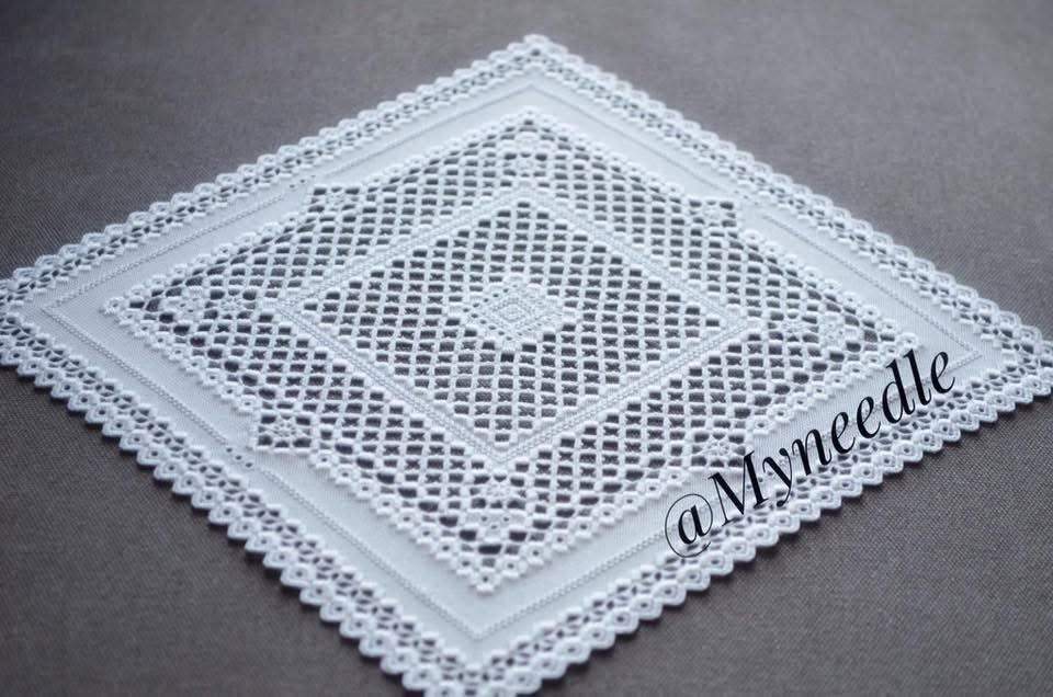 Erika Doily HardangerEmbroidery Pattern, PDF Download
